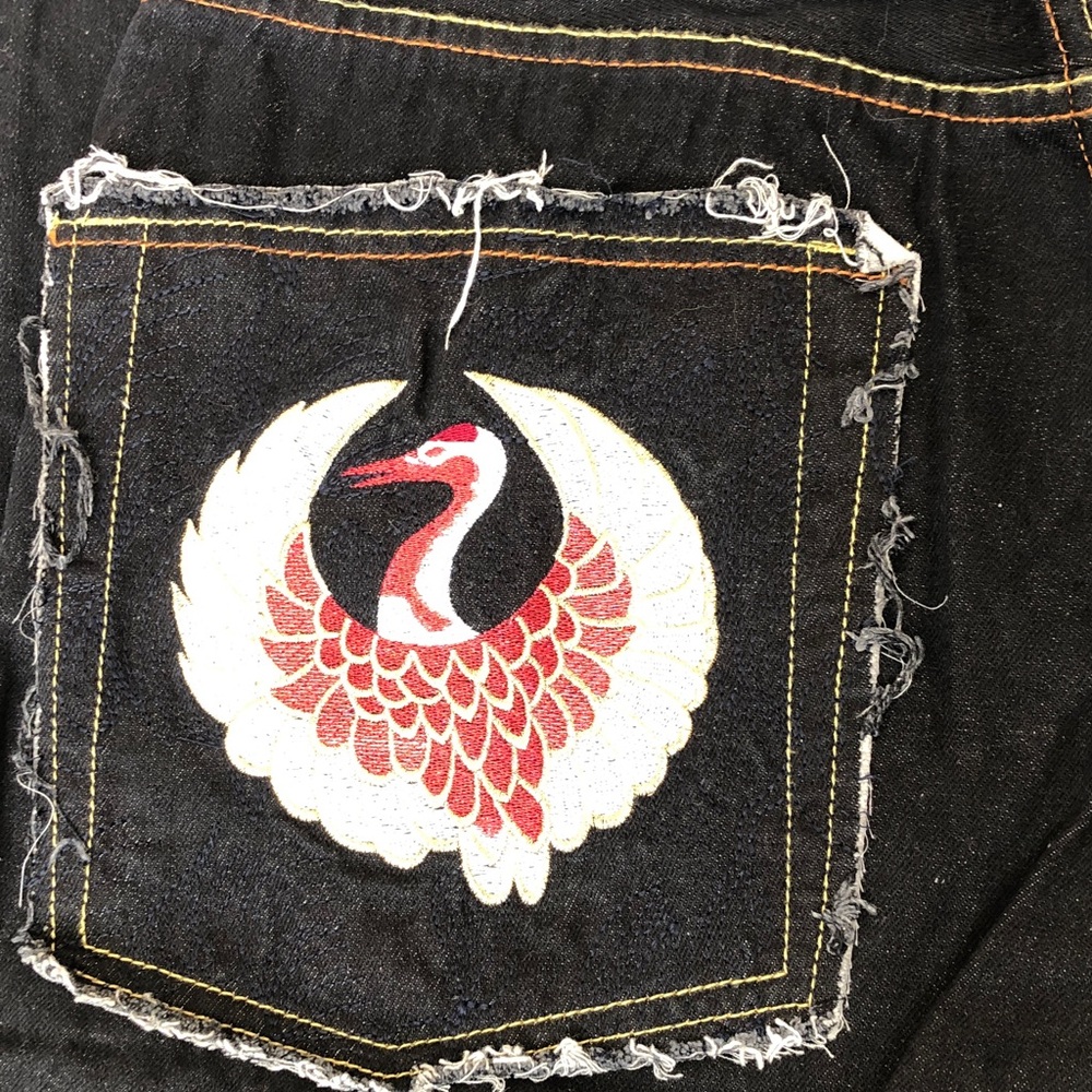 Black Men’s Jeans with Embroidered Back Pockets - Picture 4 of 10
